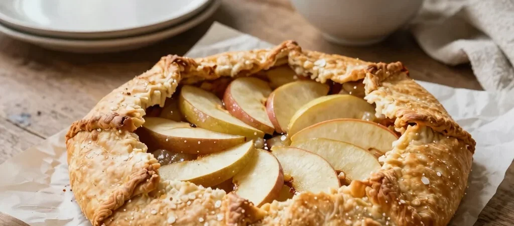 A Simple Apple Galette with Crisp Edges
